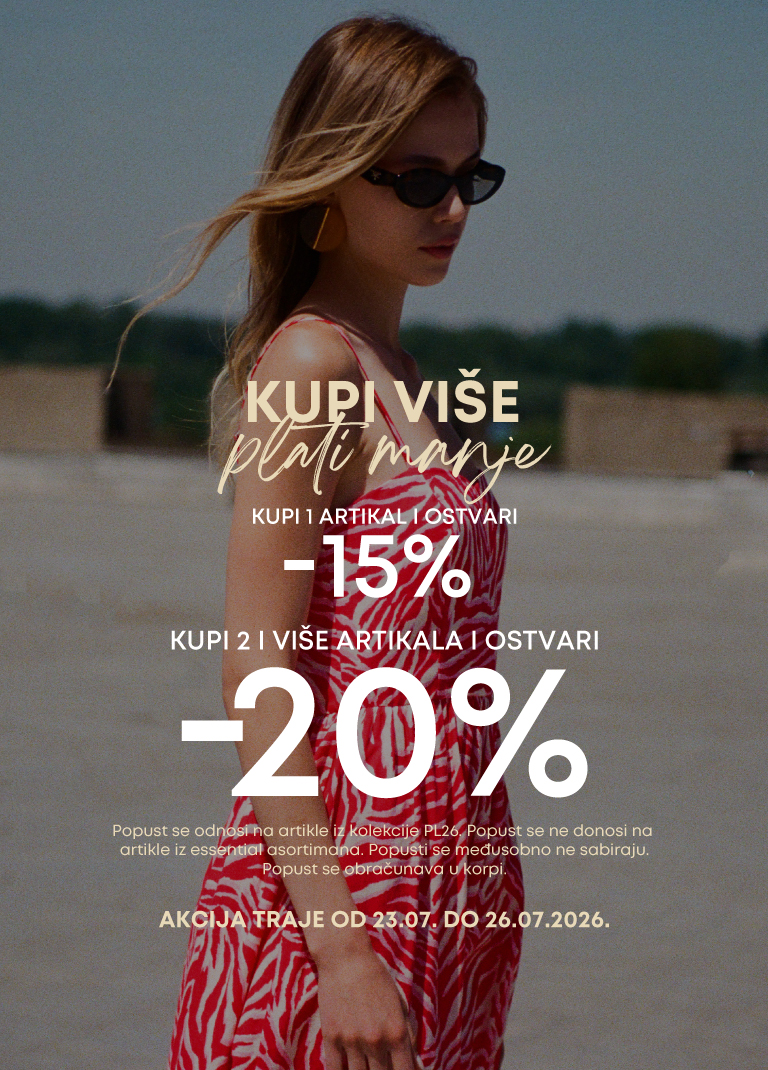 20% na oznacene artikle 