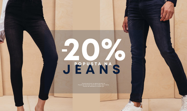 -20% popusta na Jeans