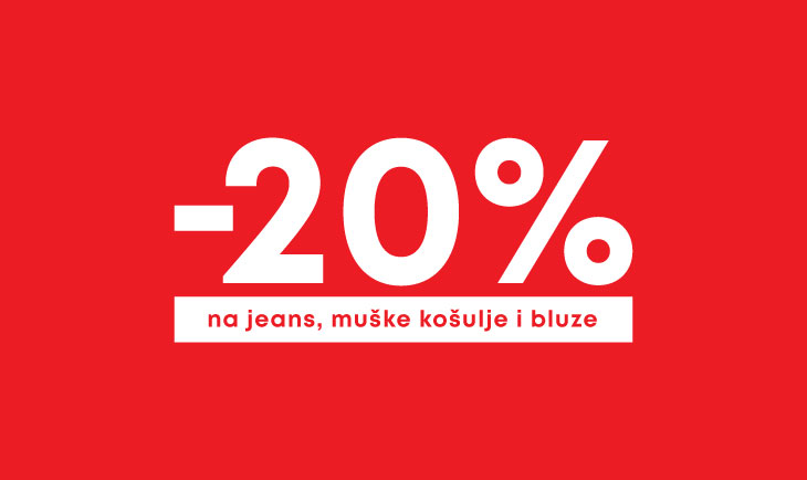 -20% popusta na farmerice, muške košulje i bluze iz kolekcije PL 24
