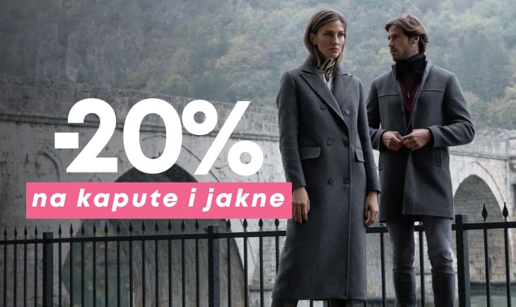 20% na jakne I kapute iz Kolekcije JZ24  