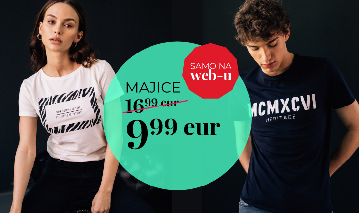 Samo na WEB-u majice 9.99 eur!