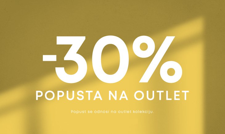 -30% na outlet