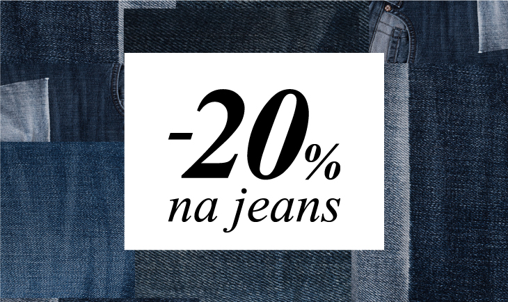 20% na sav jeans asortiman