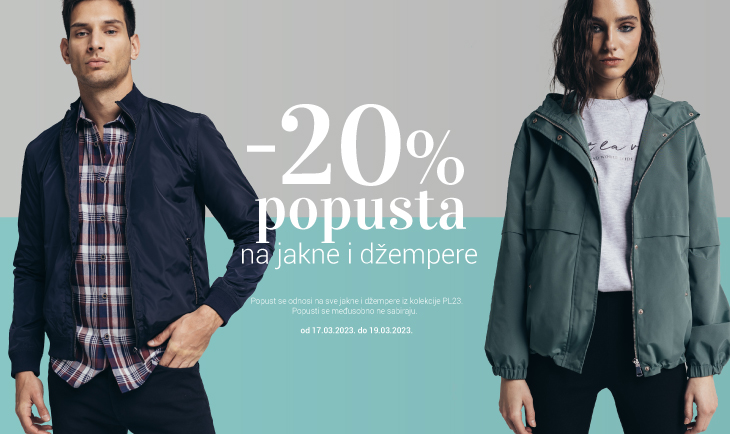 -20% na jakne i džempere PL23