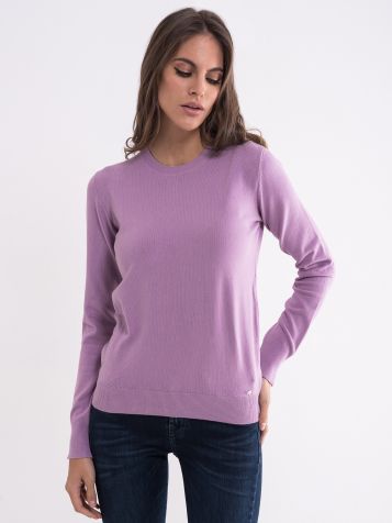 Ženski svetlo lila džemper