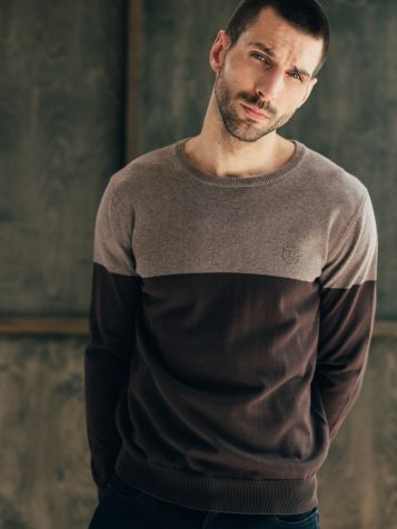 Muški džemper u dve boje
