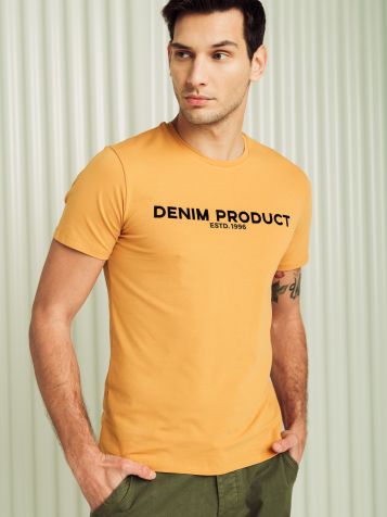 Muška majica u boji senfa