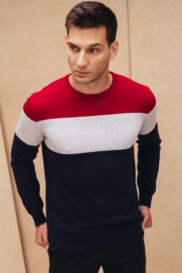 Pamučni džemper u tri boje