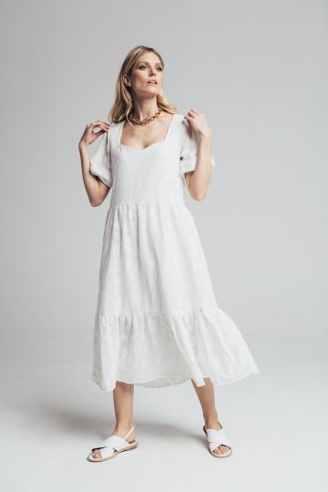 Bijela romantična haljina