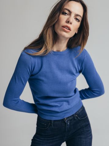Ženski rojal plavi džemper