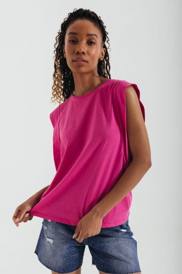 Ženska majica u ciklama boji