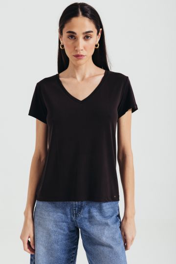 Ženska majica u crnoj boji