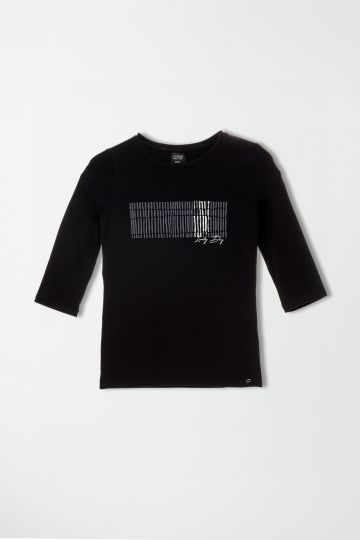 Crna majica sa printom