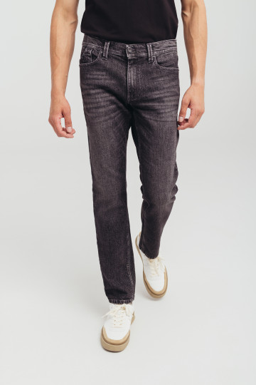 Muške slim fit farmerice sa ravnim nogavicama i niskim strukom -model 108