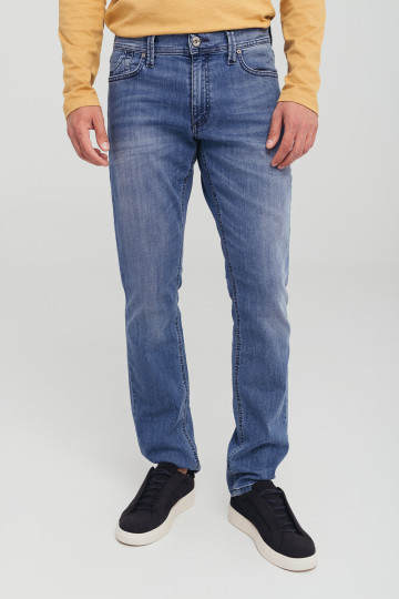 Muške slim fit farmerke sa ravnim nogavicama i niskim strukom-model 108