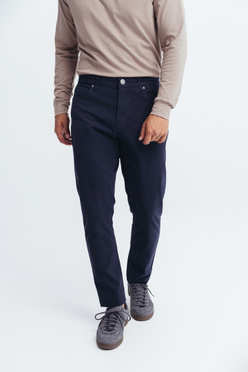 Muške keper pantalone teget boje