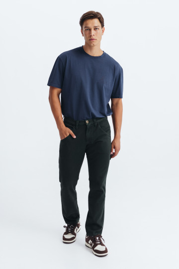 Muške regular fit farmerice tamno zelene boje-model 118