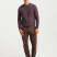 Muški džemper melirane ljubičaste boje