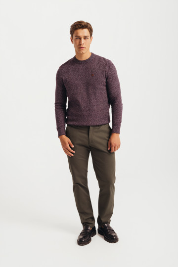 Muške maslinasto zelene chino pantalone