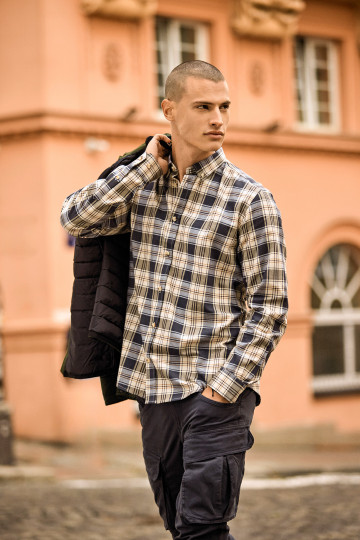 Muška karirana košulja regular fit