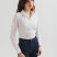 Bela ženska slim fit košulja -basic model