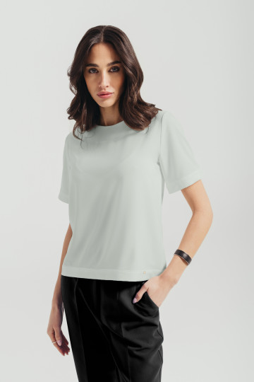Bluza sa kratkim rukavima u svetlo zelenoj boji