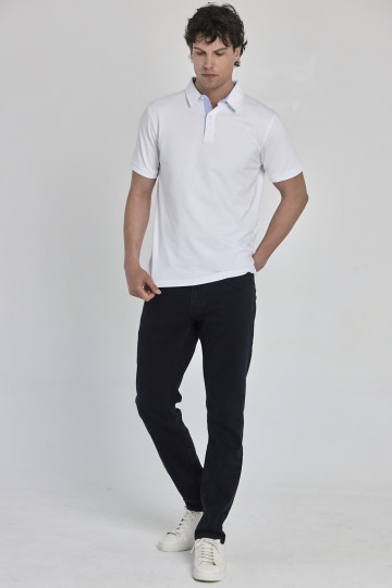 Muške slim fit farmerice sa suženim nogavicama i niskim strukom -model 106
