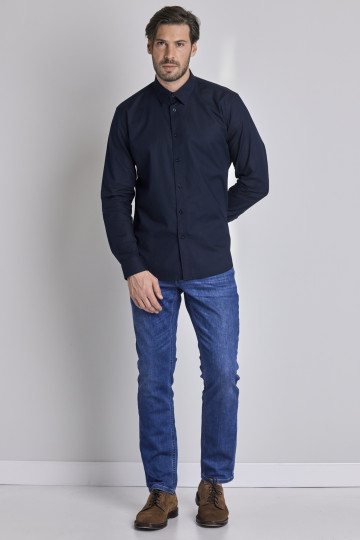 Muške slim fit farmerke sa ravnim nogavicama -model 108