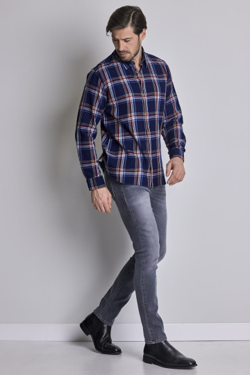 Muške sive skinny farmerke - model 113