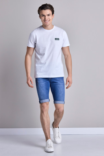 Muške slim fit teksas bermude