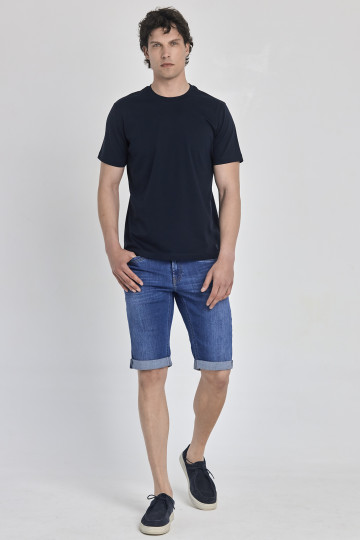 Muške teksas bermude slim fit kroja
