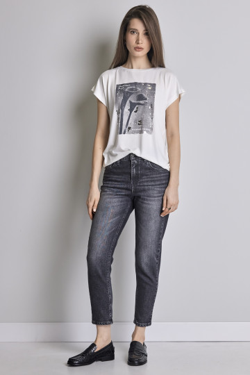 Ženske slim fit farmerke sa visokim strukom - model 211