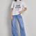 Wide leg farmerke sa srednjim strukom - model 258