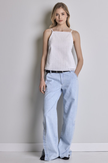 Wide leg jeans visokog struka - model 274