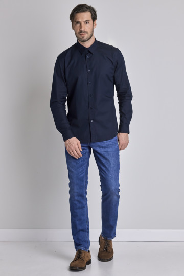 Muška košulja teget boje regular fit