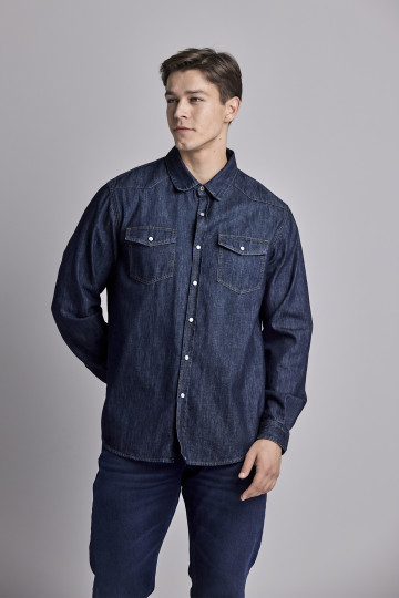 Muška regular fit denim košulja