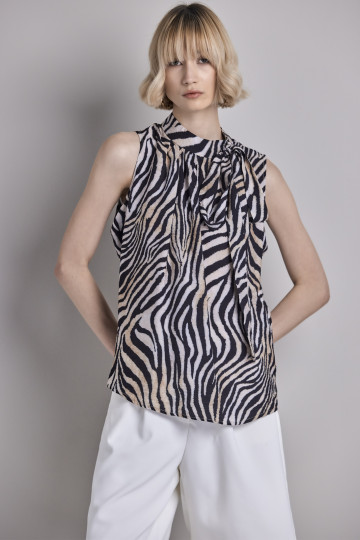 Bluza sa zebra printom