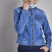 Ženska denim jakna slim kroja
