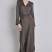 Midi haljina dugih rukava sa V izrezom