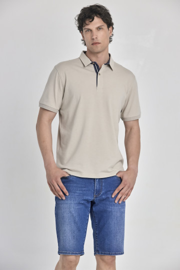 Muška pamučna slim fit polo majica