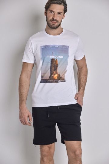 Muška pamučna majica sa printom