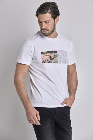 Muška pamučna majica sa printom