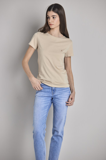 Pamučna ženska majica slim fit
