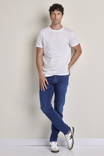 Muške slim fit farmerice sa suženim nogavicama-model 106
