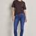 Plave skinny farmerke srednjeg struka -model 208