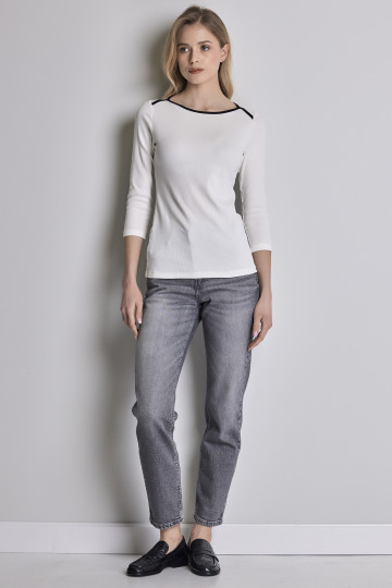 Ženske mom fit farmerke sa visokim strukom - model 213