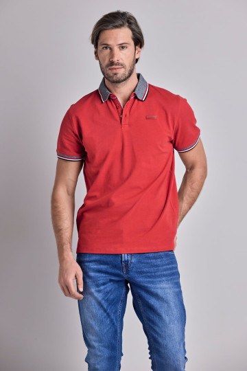 Pamučna crvena polo majica