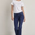 Farmerke slim kroja sa zvonastim nogavicama- tamni denim model 201