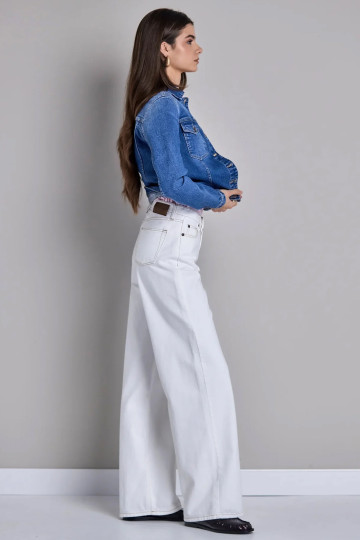 Ženske wide leg farmerke visokog struka - model 241