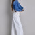 Ženske wide leg farmerke visokog struka - model 241